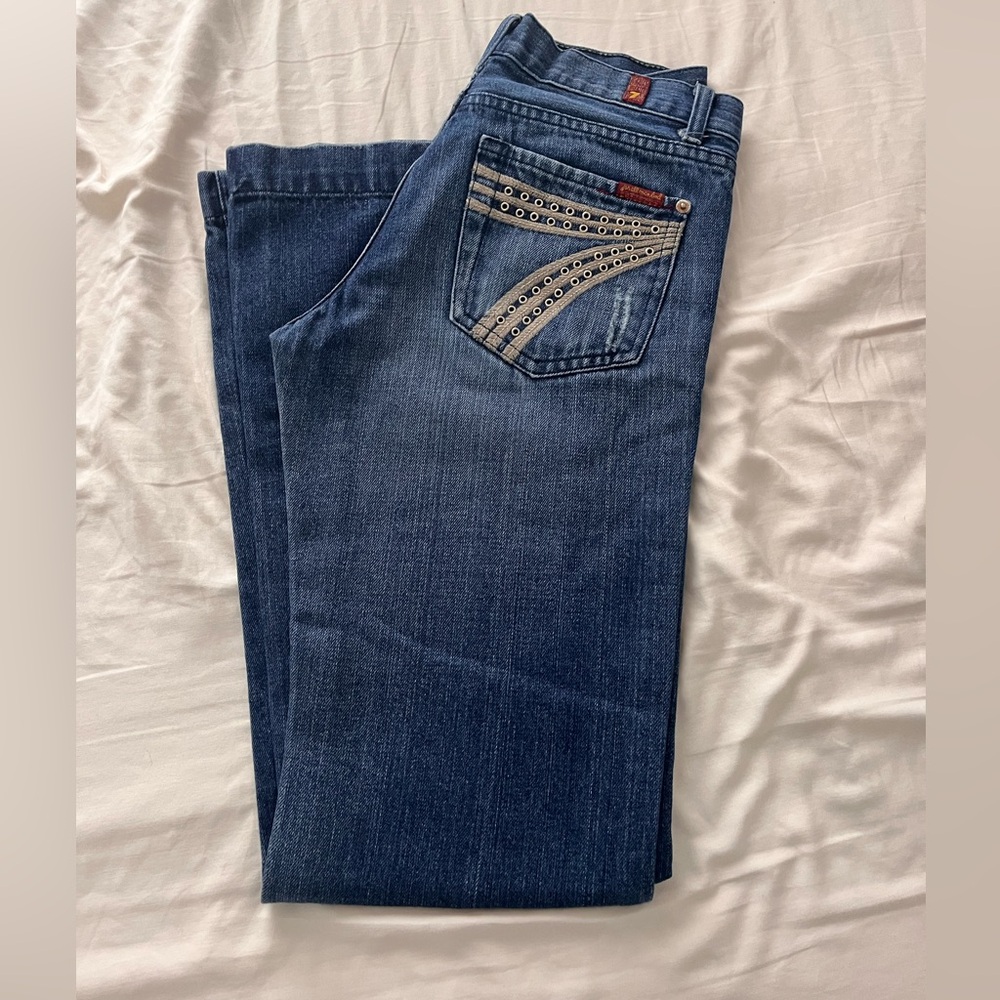 7 for all mankind jeans size 26/34 great shape only worn a handle full of times